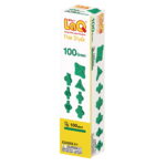 LaQ építőjáték- részek 100 db szín ZÖLD