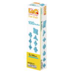 LaQ építőjáték- részek 100 db szín HALVÁNYKÉK